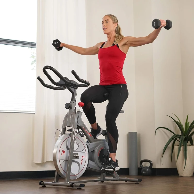 Sunny Health & Fitness Synergy Pro Magnetic Indoor Cycling Bike