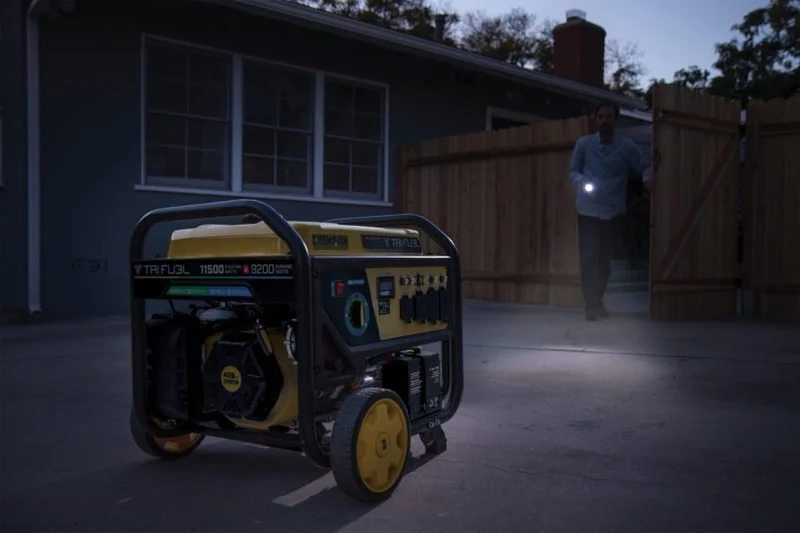 Champion 11,500/9,200-Watt Tri-Fuel Home Backup Portable Generator
