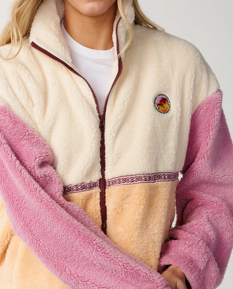Surf Revival Heritage Zip Through Polar Fleece