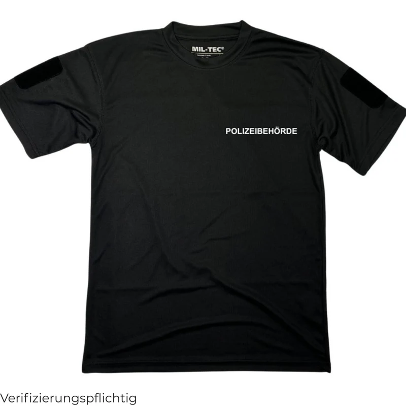 Tactical Quick Dry T-Shirt "POLIZEIBEHÖRDE"