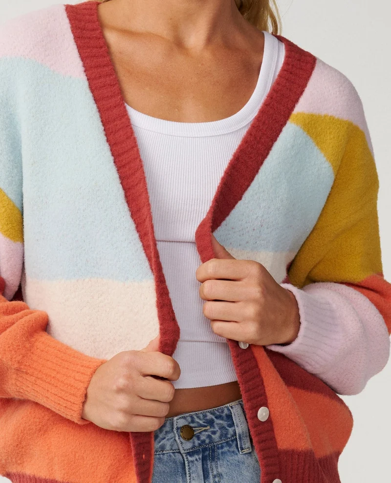 Surf Revival Jacquard Cardi