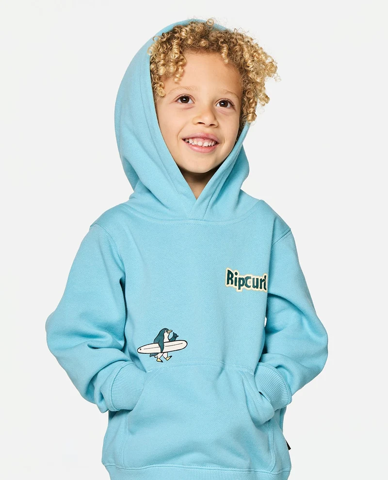 Paddle Out Art Hood Fleece Kids