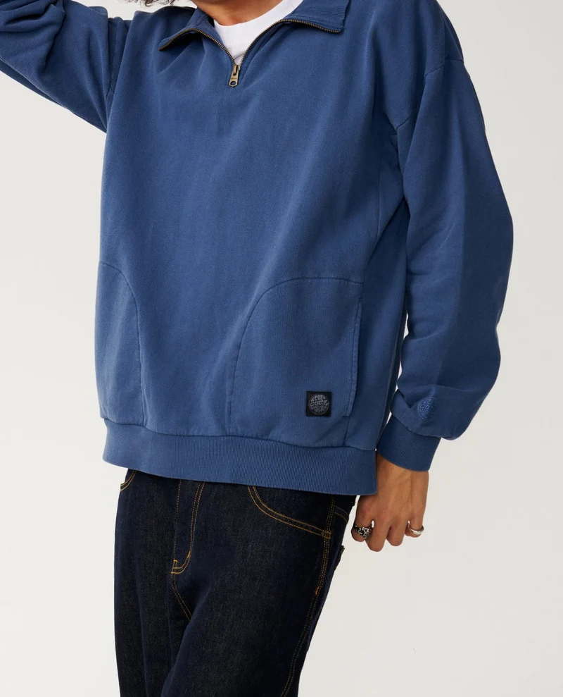 Premium Surf Qtr Zip Crew Fleece
