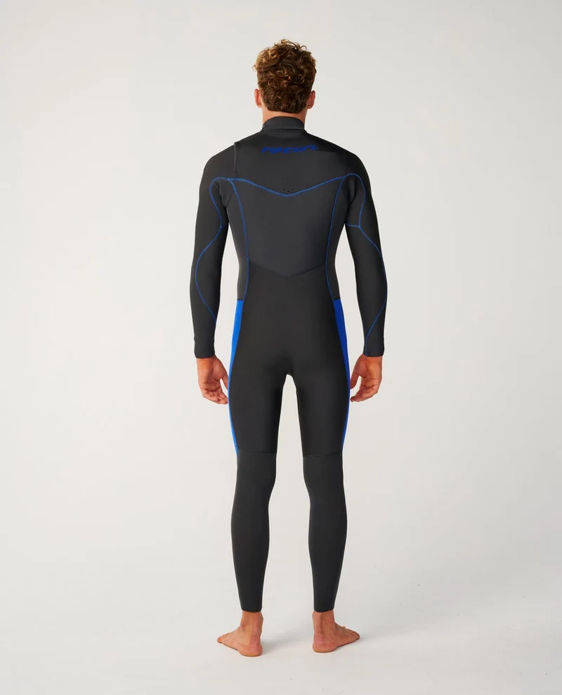 Mens Dawn Patrol 4/3 Chest Zip Steamer Wetsuit