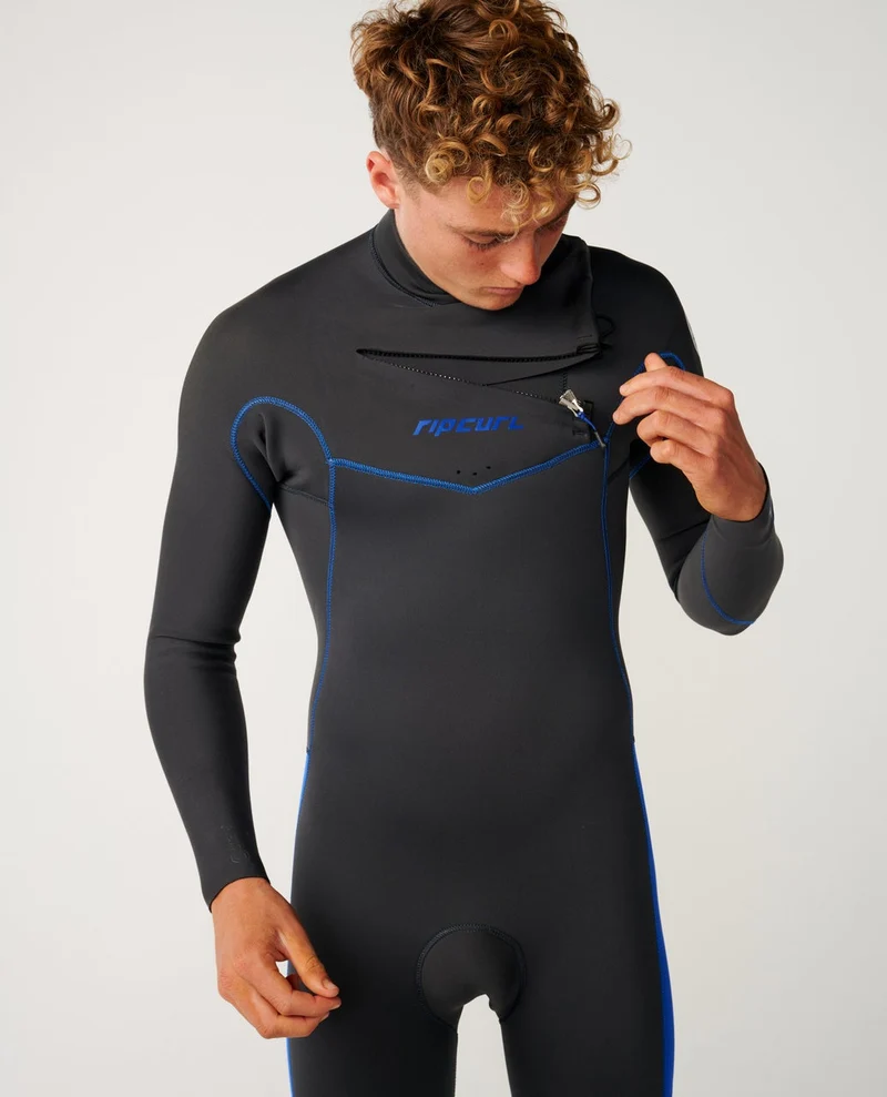 Mens Dawn Patrol 4/3 Chest Zip Steamer Wetsuit