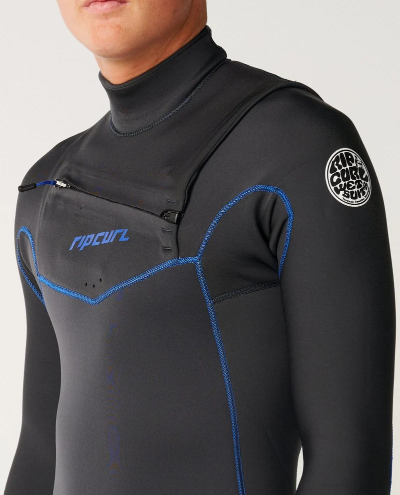 Mens Dawn Patrol 4/3 Chest Zip Steamer Wetsuit