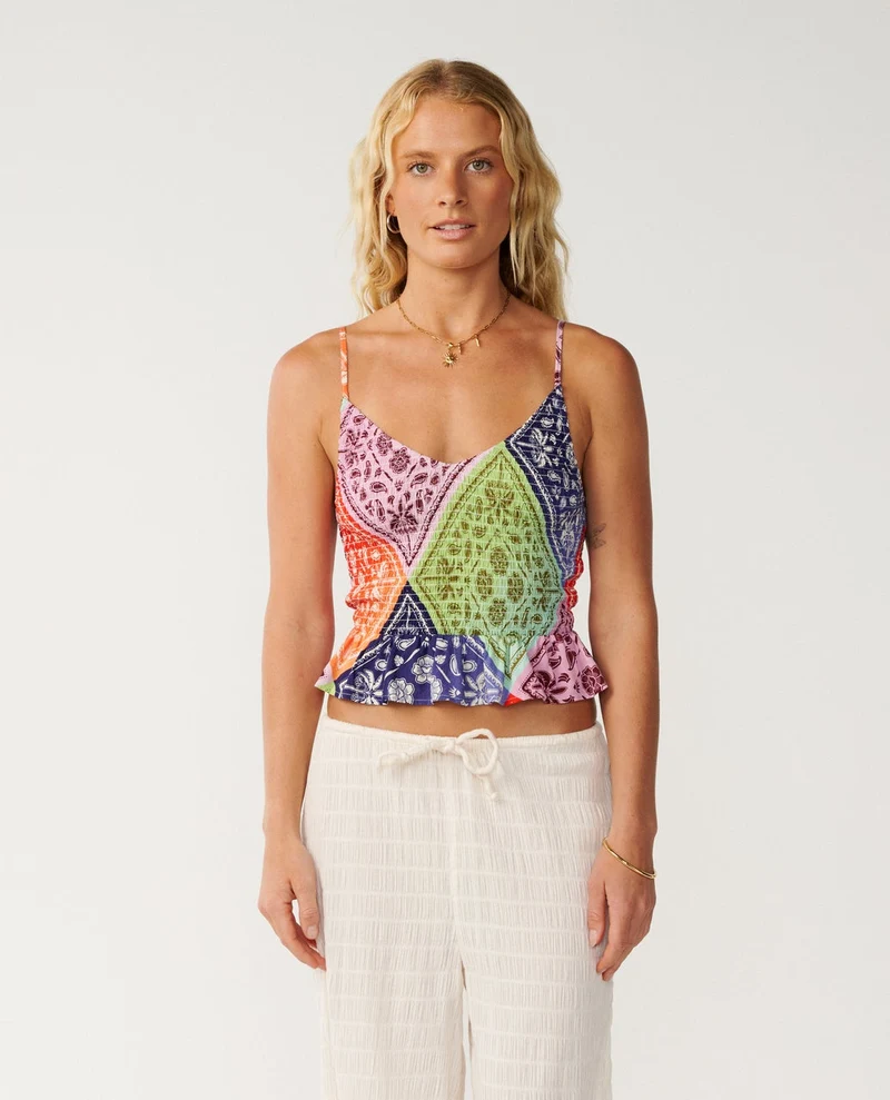 Bossa Nova Shirred Cami