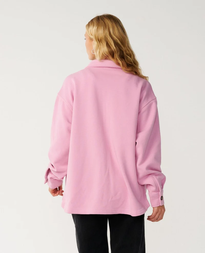 Retro Swell Fleece Overshirt