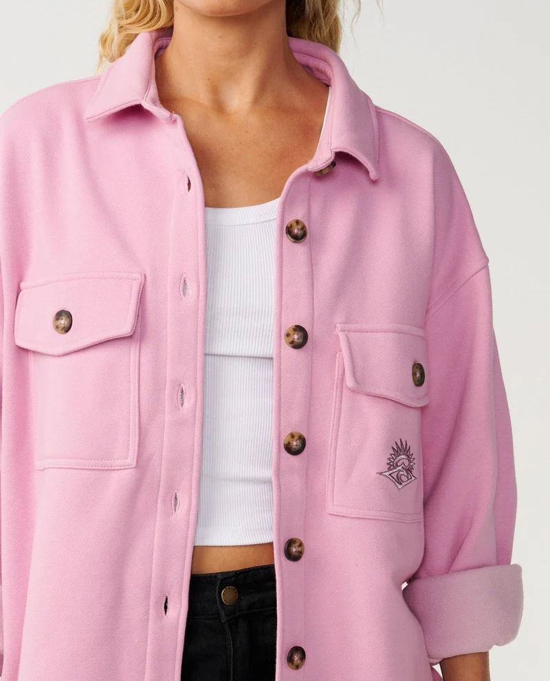 Retro Swell Fleece Overshirt