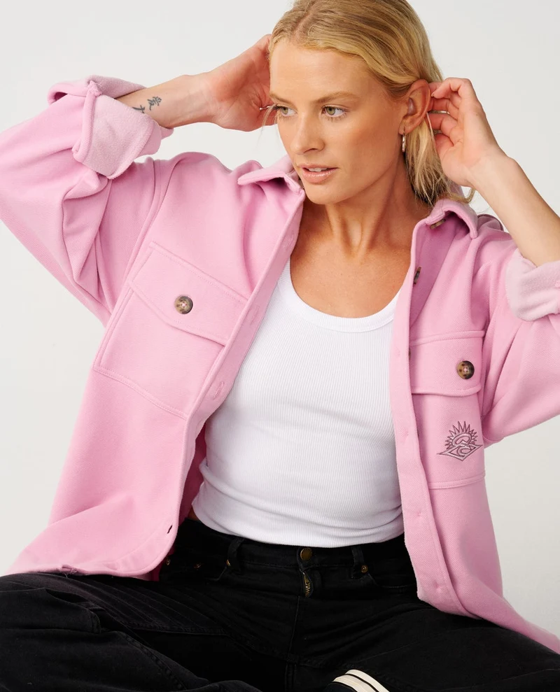 Retro Swell Fleece Overshirt