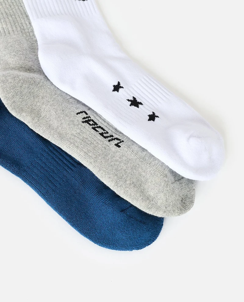Retro Crew Sock - 3 Pack