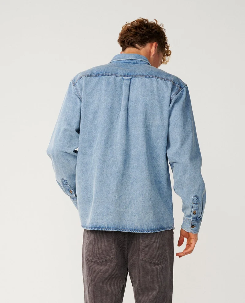 Classic Surf Denim Long Sleeve Shirt