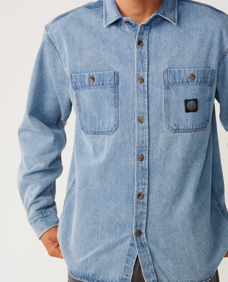 Classic Surf Denim Long Sleeve Shirt