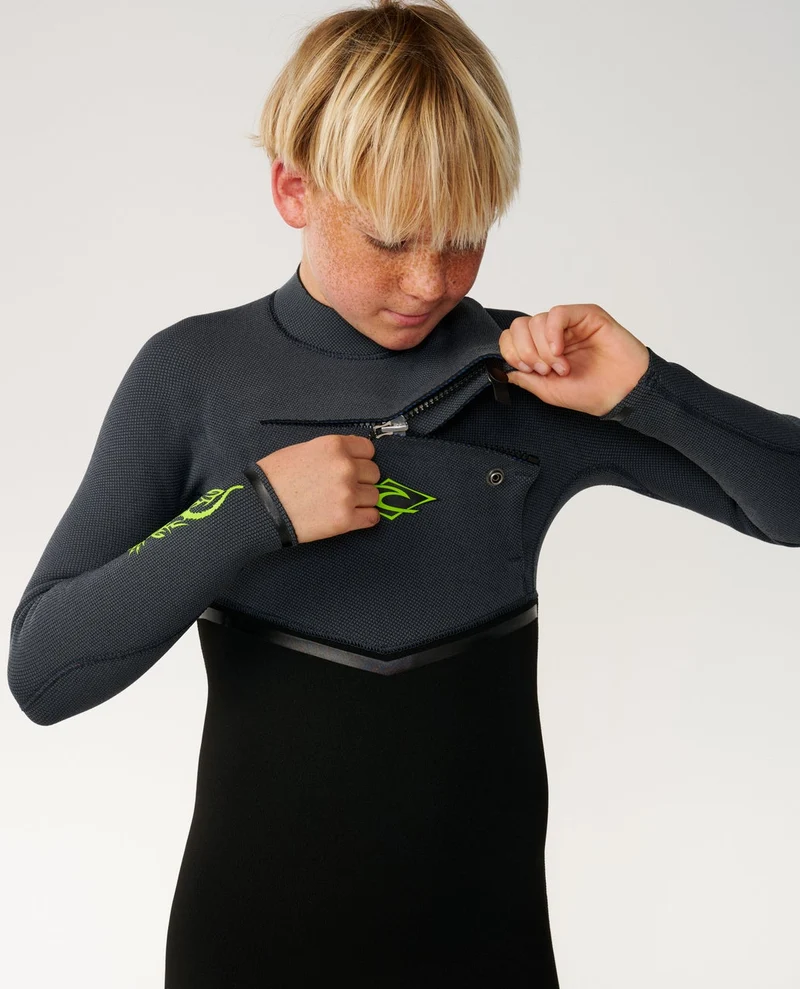 Flashbomb Pro 4/3 GB Chest Zip Fullsuit Wetsuit - Kids