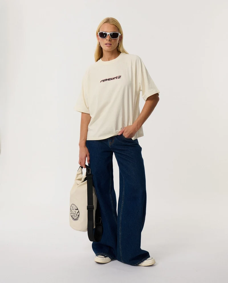 Sunset Beach Raglan Boxy Tee