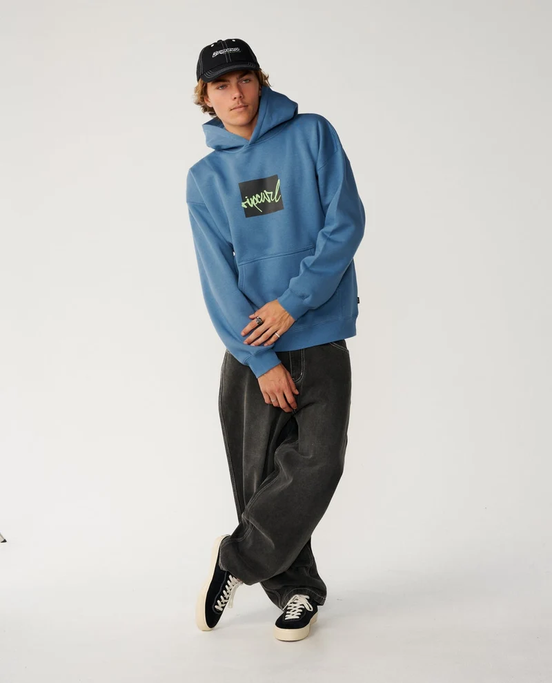 Rip Script Icon Hood Fleece
