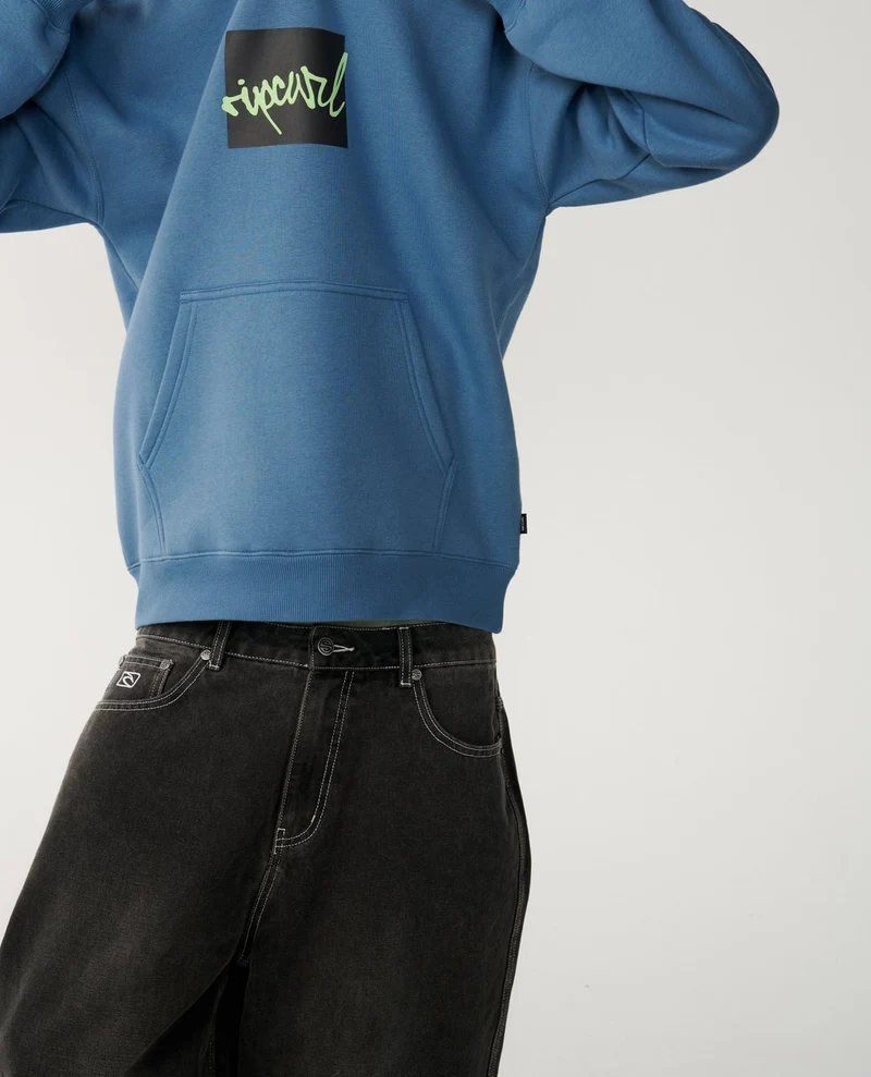 Rip Script Icon Hood Fleece