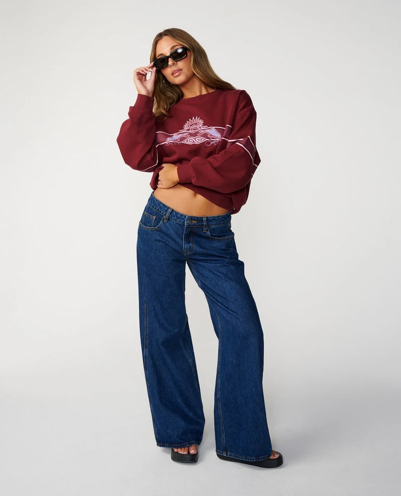 Archive Dolphin Oversized Crew Fleece