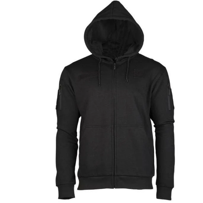 Tactical Kapuzenjacke mit Flauschflächen