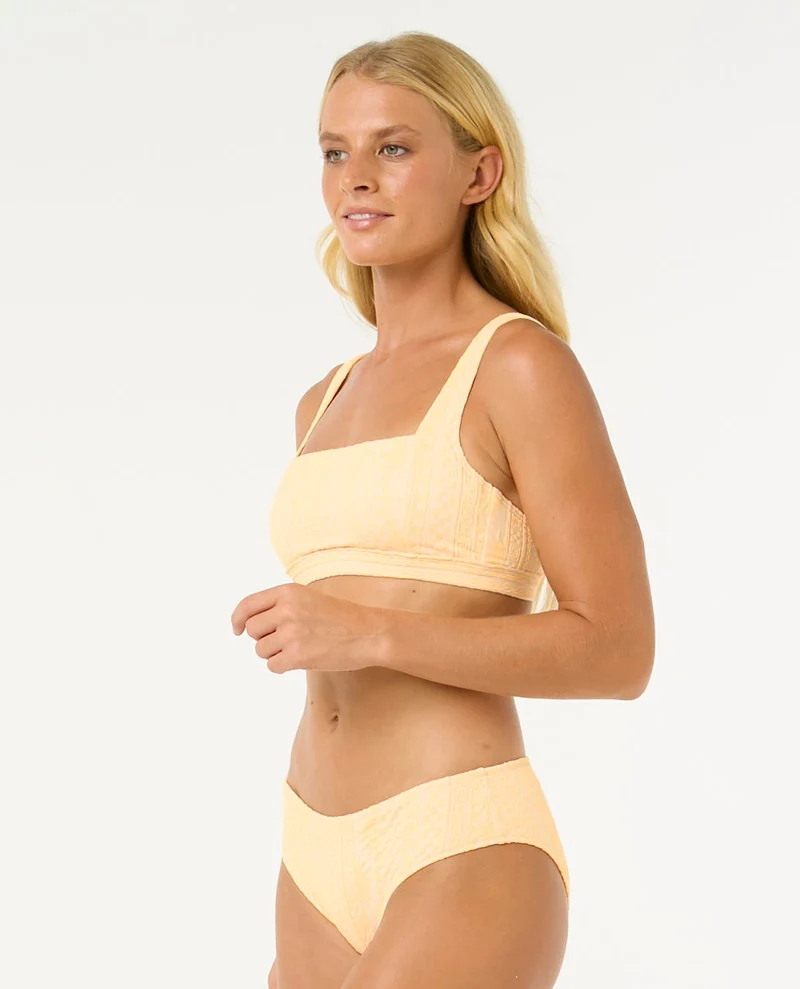 La Joya D-E Crop Bikini Top
