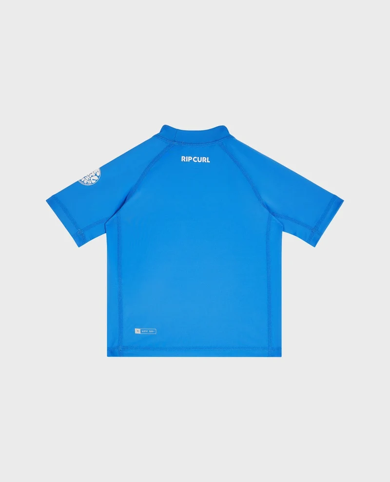 Waves UPF Short Sleeve Boy Rash vest