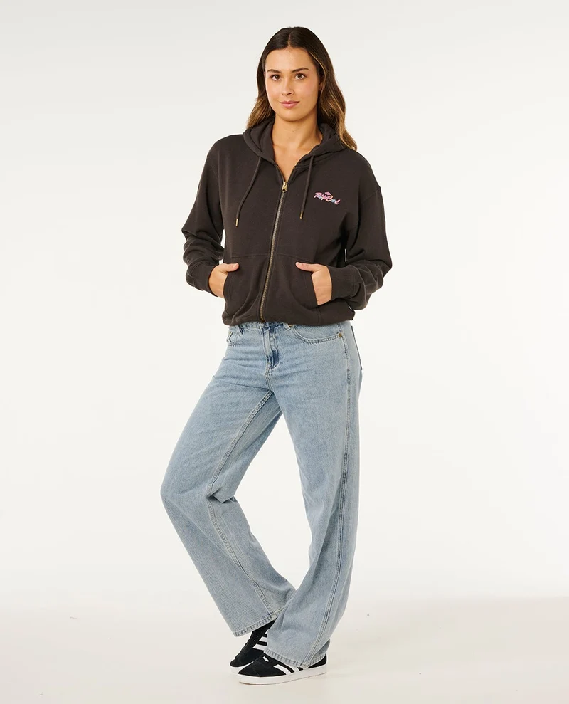 Lay Day Relaxed Zip Through Fleece