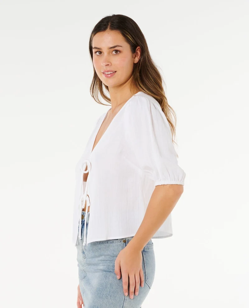 Vibe Surf Tie Front Shirt
