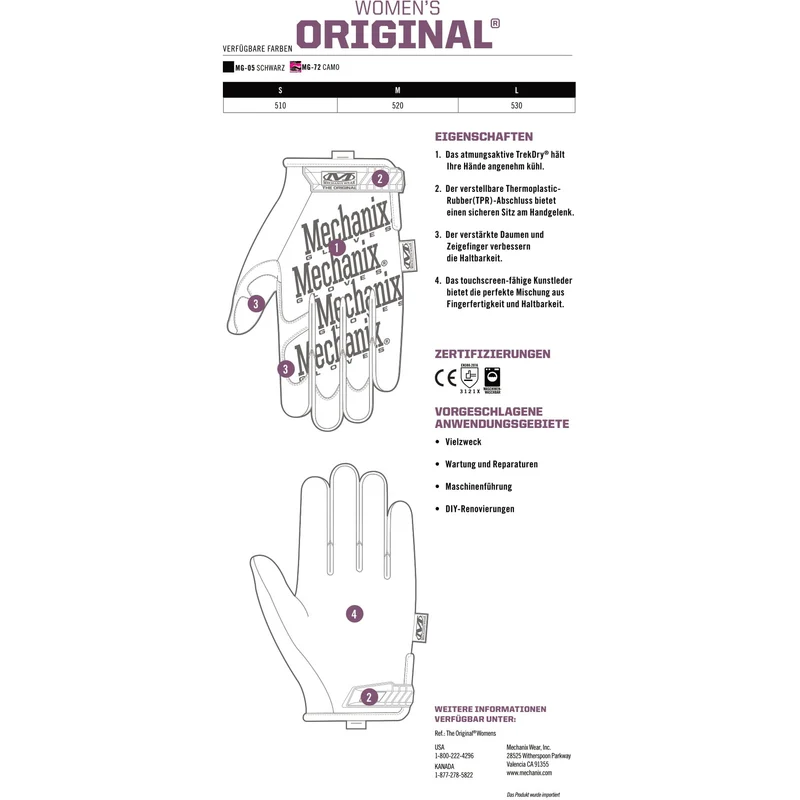 Mechanix Original Covert Gen.3 Handschuhe