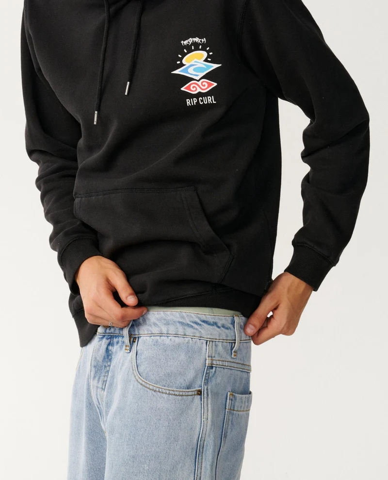 Search Icon Hood Fleece