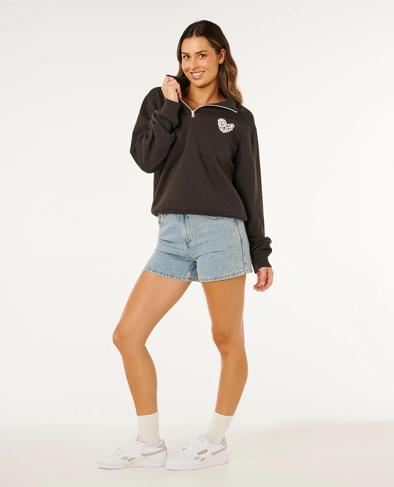 Rc Heart Half Zip Fleece