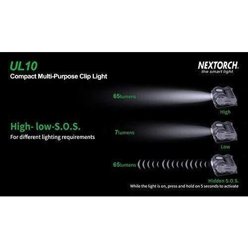 Nextorch Universallampe UL10 65 Lumen | Cliplampe