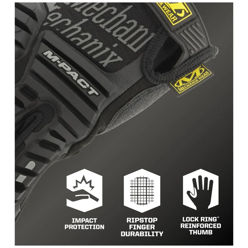 Mechanix Wear Handschuhe M-Pact Covert Gen.3 Schwarz