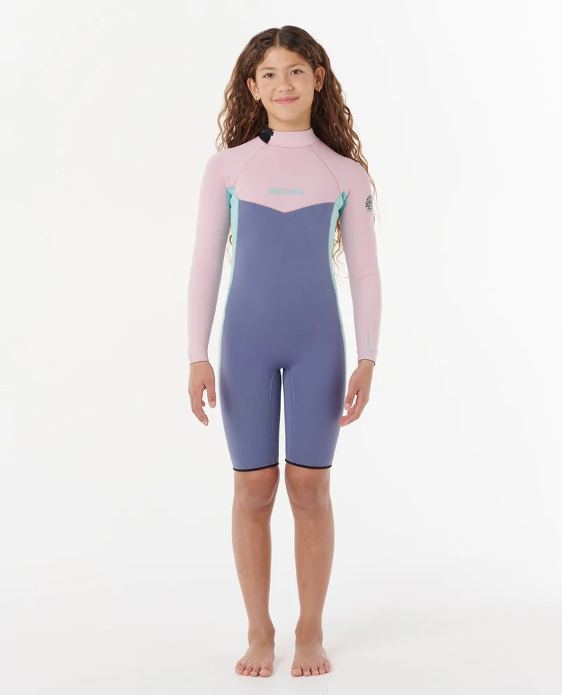 Kids Dawn Patrol Long Sleeve 2mm Back Zip Spring Suit Wetsuit