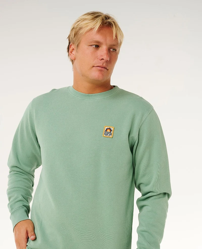 Pacific Rinse Patch Crew Fleece