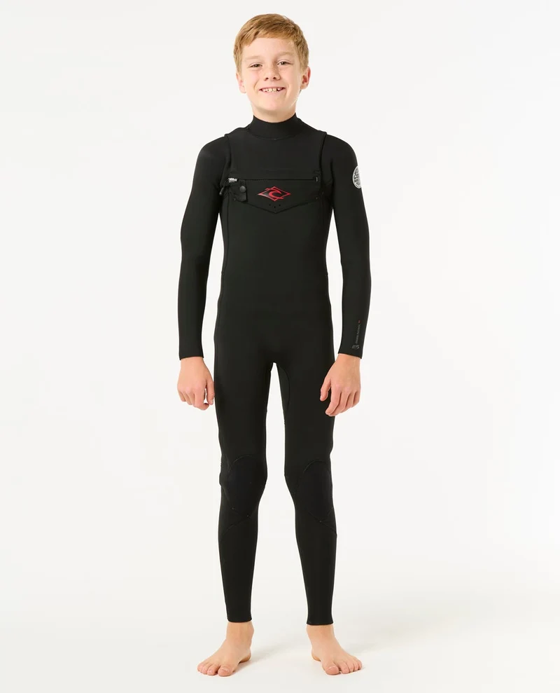 Kids Dawn Patrol 4/3 Chest Zip Steamer