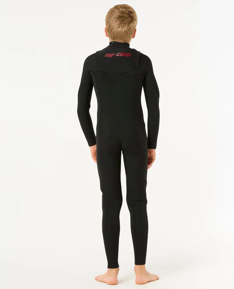 Kids Dawn Patrol 4/3 Chest Zip Steamer