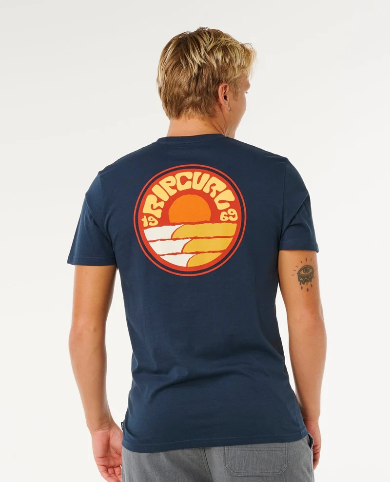 Pacific Rinse Stacked Tee