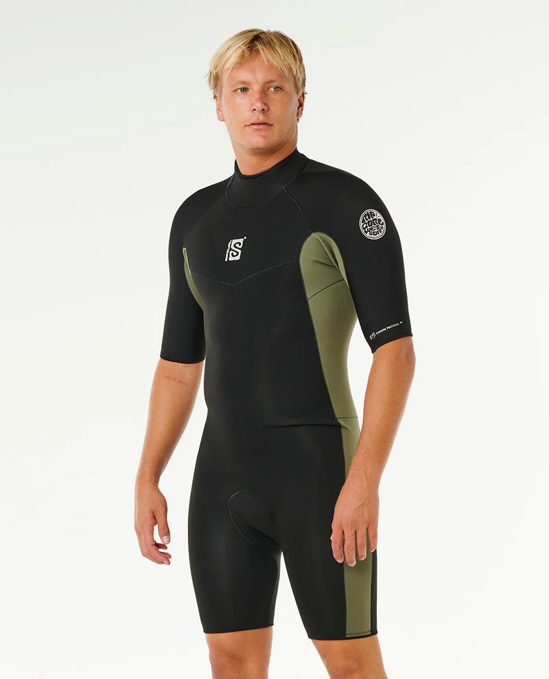 Mens Dawn Patrol 2mm Back Zip Springsuit