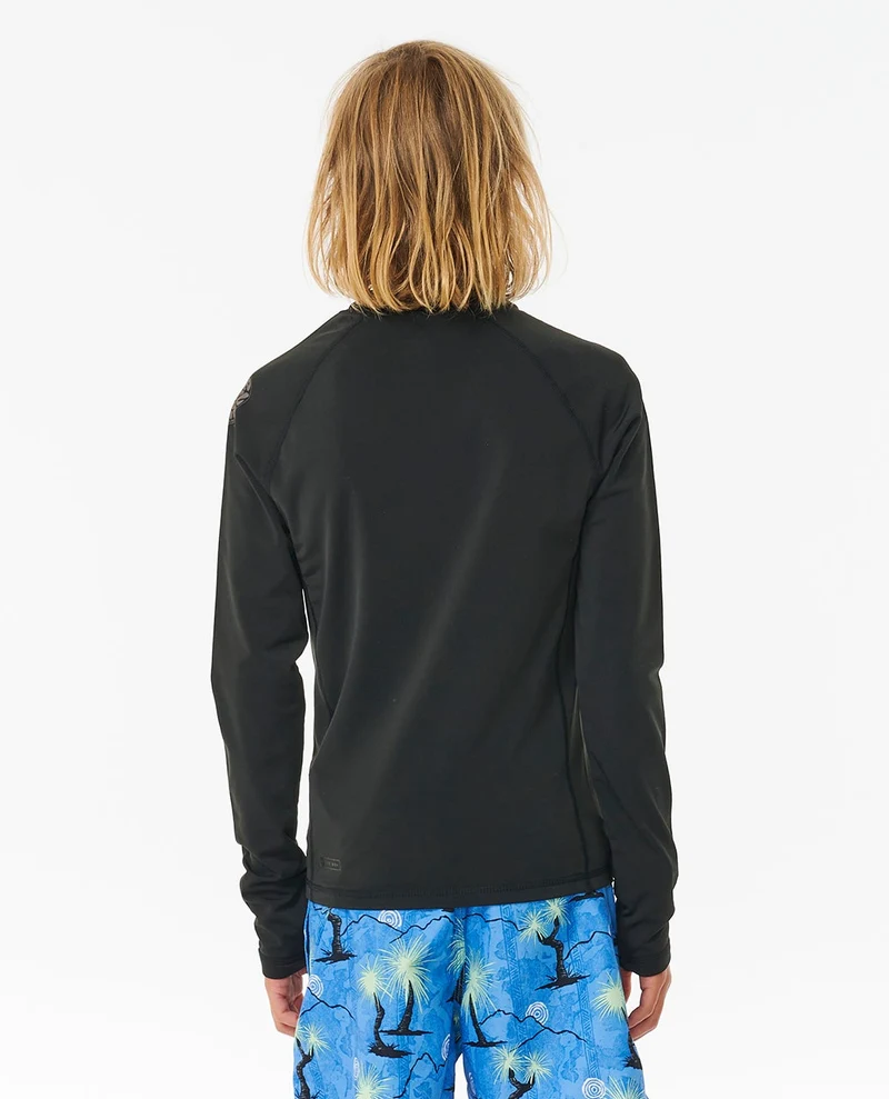 Icons UV Brushed Long Sleeve Rash Vest - Kids