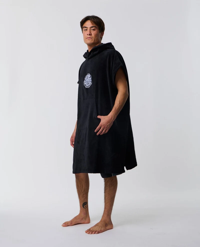 Logo Hooded Towel Poncho