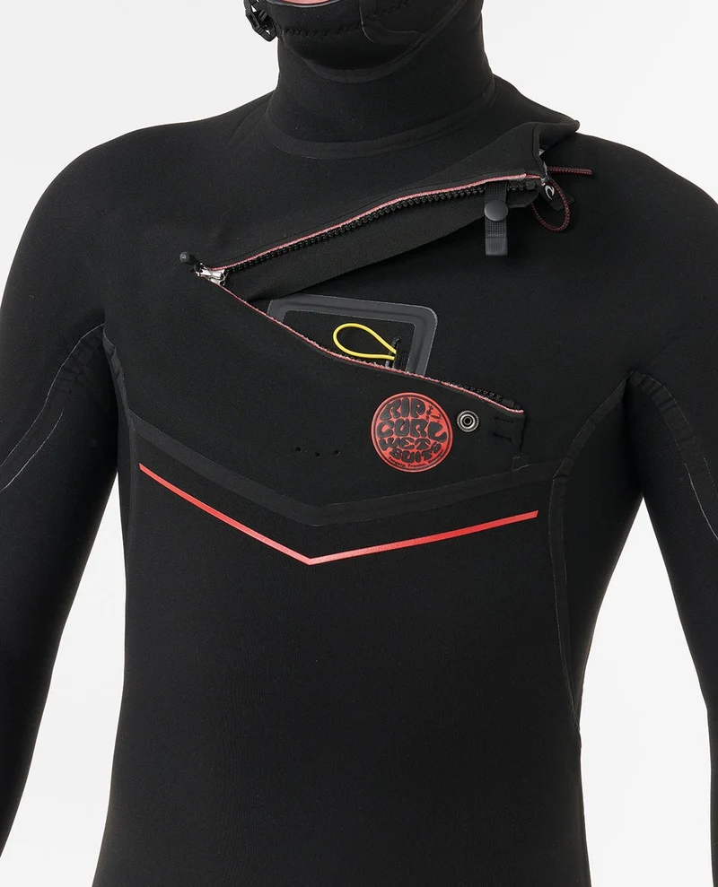 F-Bomb Fusion 5/4 Chest Zip With Hood Fullsuit Wetsuit