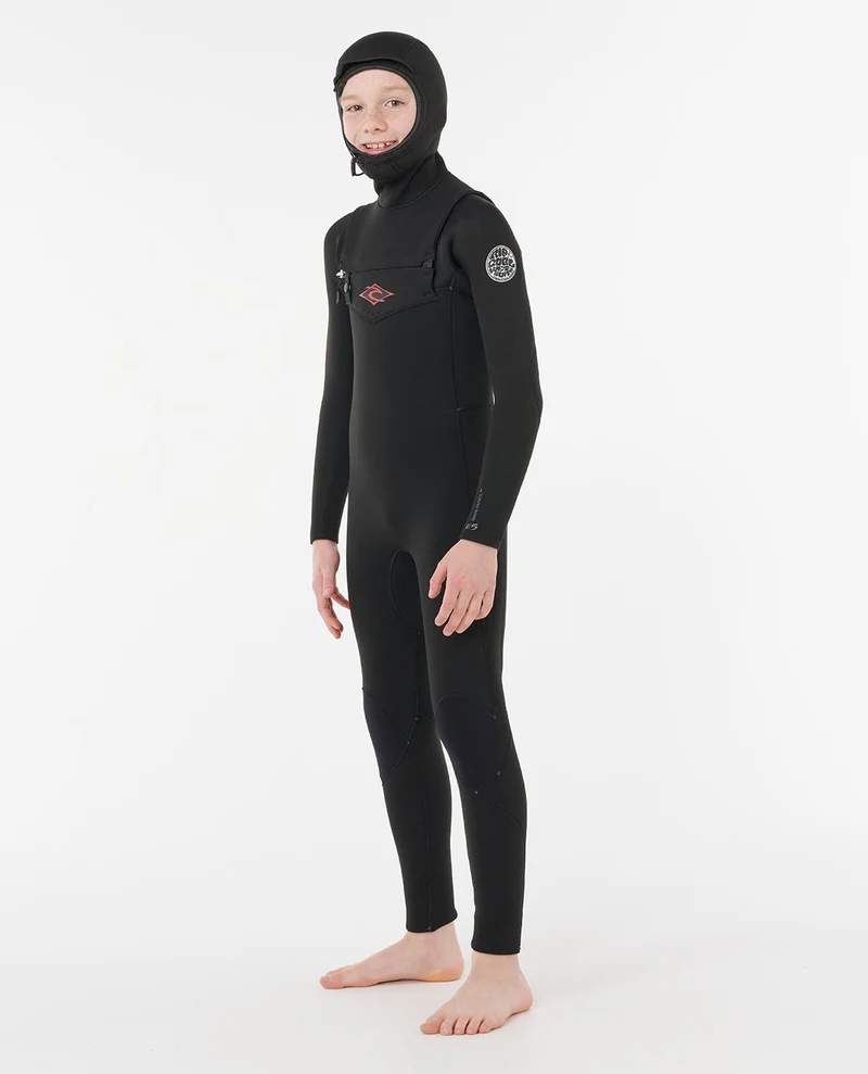 Dawn Patrol 5/4 Chest Zip Hooded Fullsuit Wetsuit