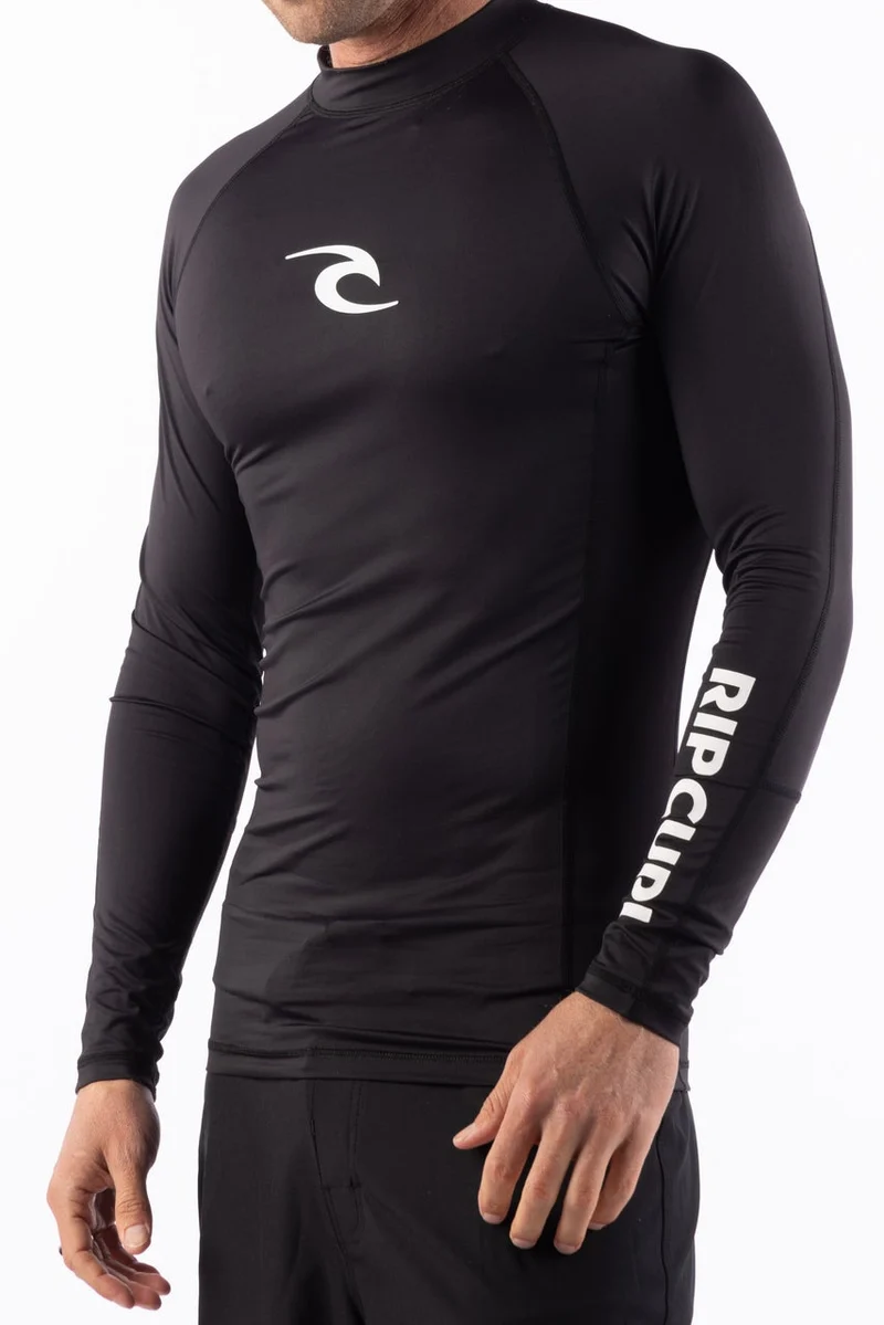 AZ Mens Long Sleeve Tight Fit Rash Vest