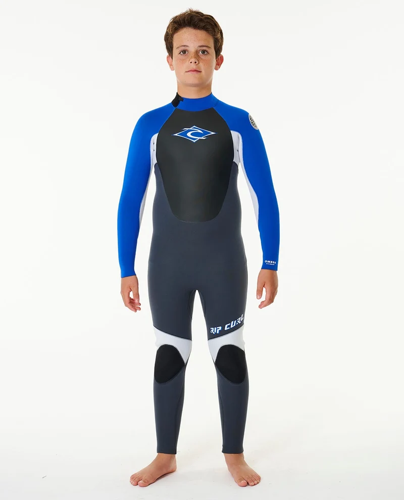 Kids Omega 4/3 Back Zip Wetsuit Steamer