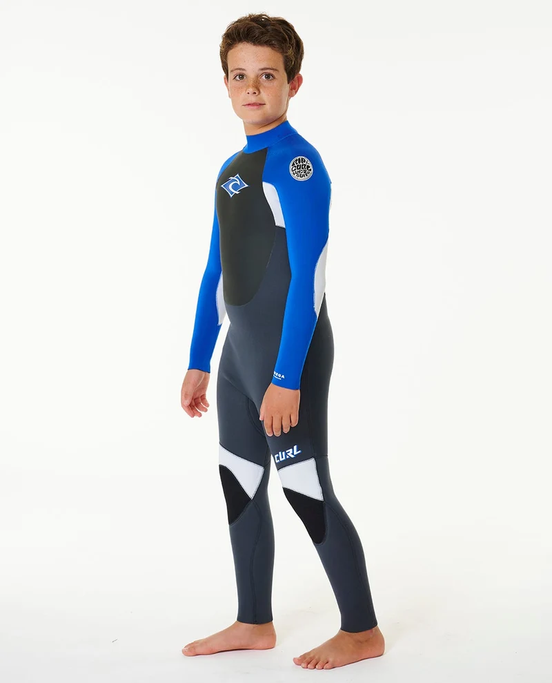 Kids Omega 4/3 Back Zip Wetsuit Steamer
